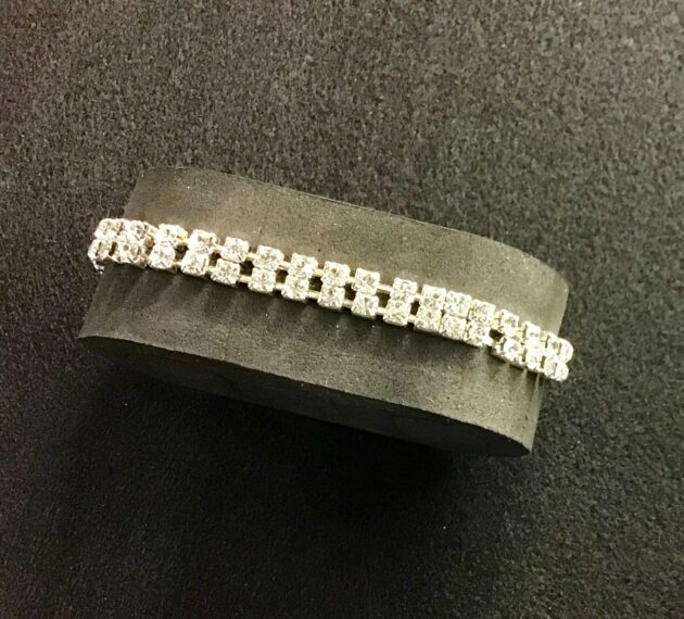 Add a Rhinestone Bracelet To Corsage