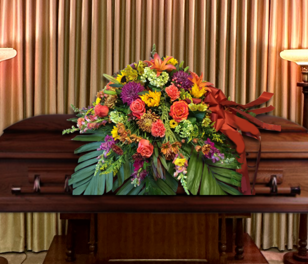 Rays of Light Casket Cover