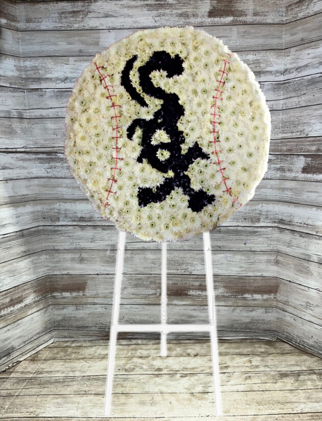 White Sox Baseball Standing Spray (LOCAL DELIVERY ONLY May need 24/48hr notice)