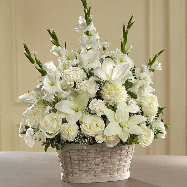My Peaceful Garden Funeral Flower Arrangement
