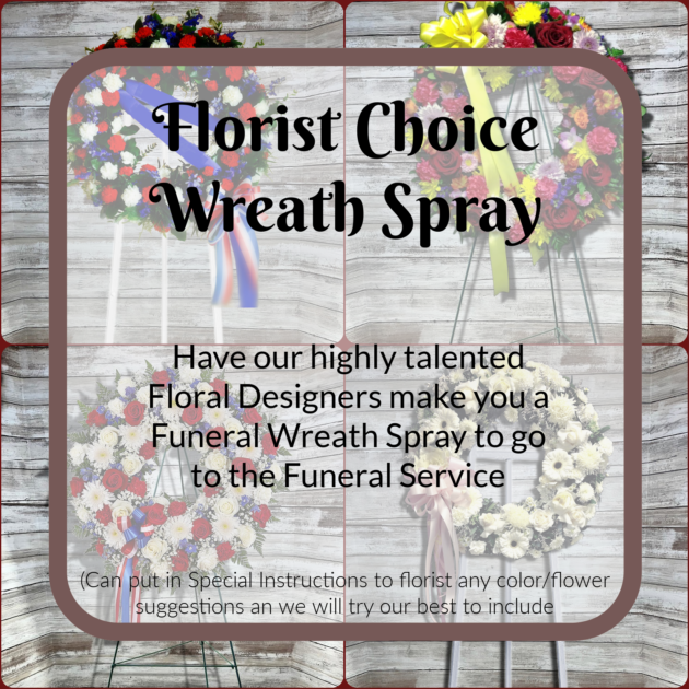 Designer Choice Wreath Arrangement